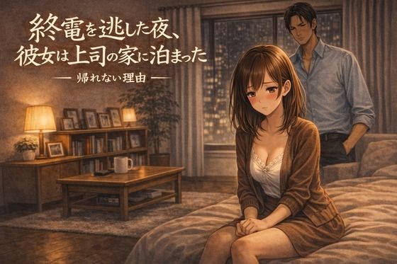 終電を逃した夜、彼女は上司の家に泊まった ―帰れない理由― アイキャッチ画像 【無料【エロ漫画】】